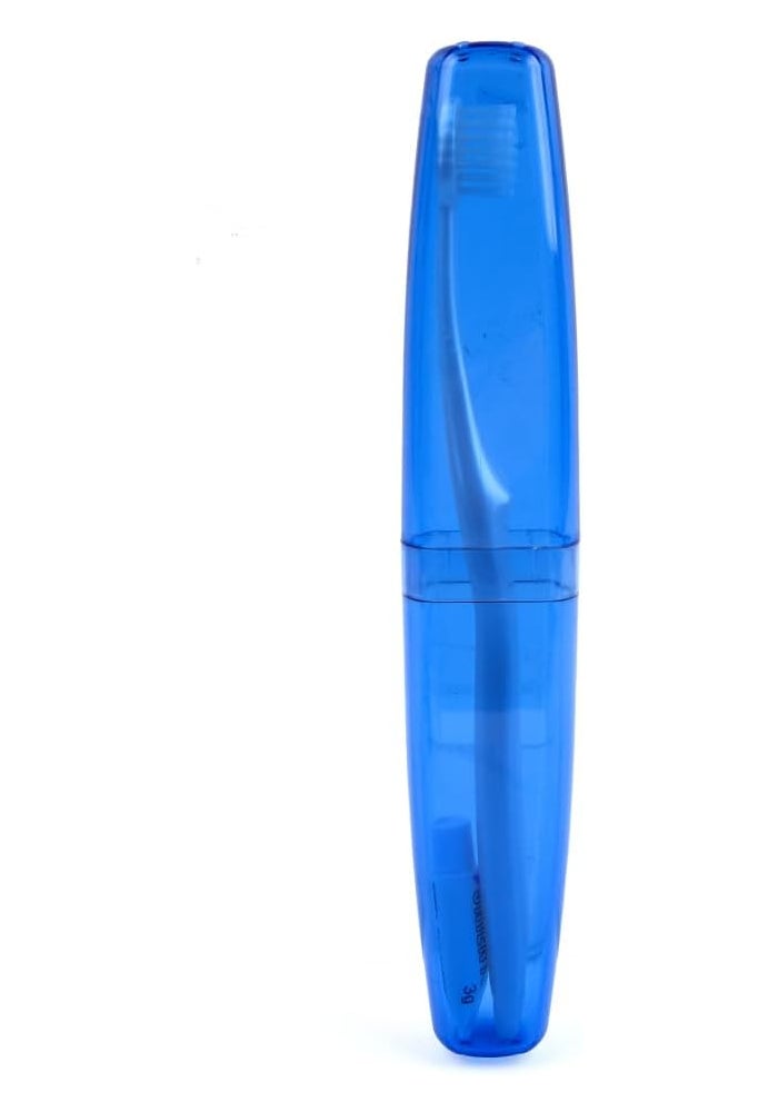 Daiso Long Toothbrush Set Blue Deep Cleaning Oral Care Brushes - Image 2